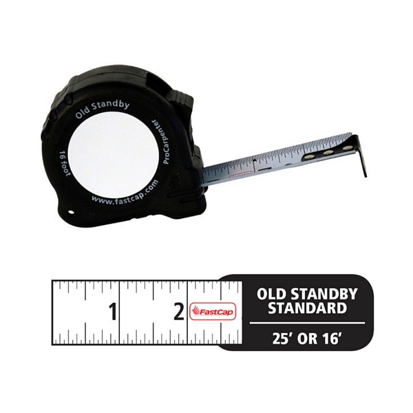 FastCap Old Standby Tape Measure, 16 ft.