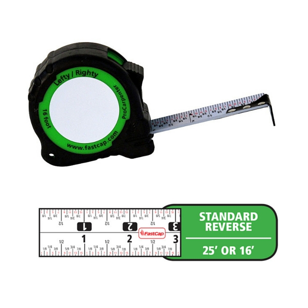 FastCap Tools PSSR-6-MINI Standard 6-ft Reverse Mini Tape Measure