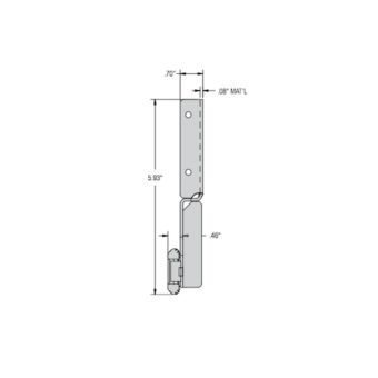 Knape & Vogt 8071PEZ EB 14″ Pocket Door Slides – Siggia Hardware