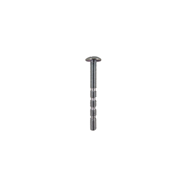 #8-32 x 2-inch Round Head Phillips/Slot Break-Away Drawer Handle Screw -  Zinc Plated